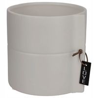 KADAX Doniczka Ceramiczna Osłonka 13cm Szara