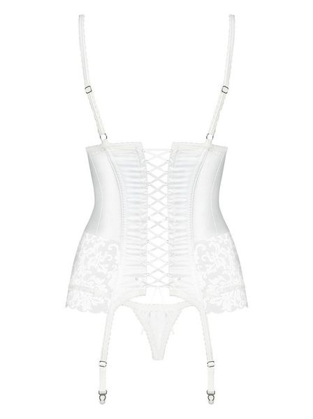Kobiecy Gorset i Stringi - Obsessive 871-COR-2 S/M zdjęcie 4