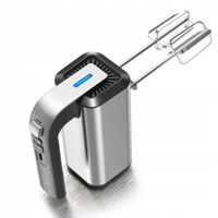 MIKSER KUCHENNY RĘCZNY STAL NIERDZEWNA 800W z LED