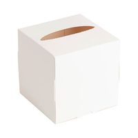 Opakowanie ozdobne z owalnym okienkiem do sublimacji - 10 x 10 x 10 cm