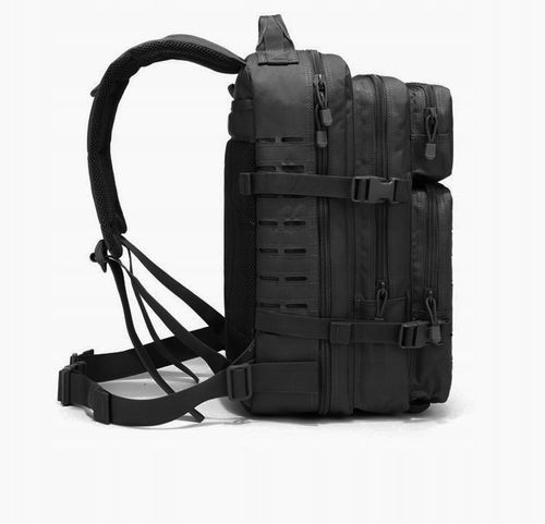 PLECAK WOJSKOWY TAKTYCZNY 45L LASER CUT CZARNY MOLLE MILITARNY TURYSTYCZNY na Arena.pl