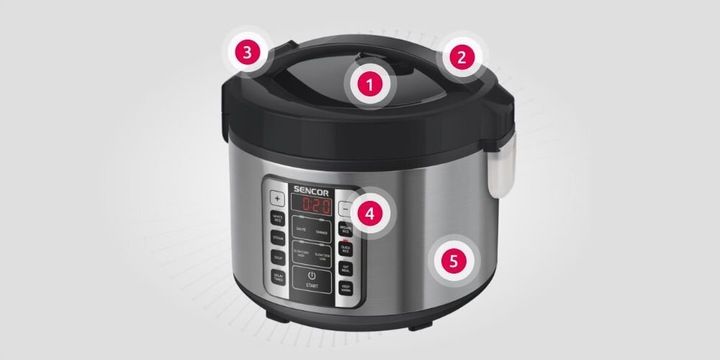 Ryżowar SENCOR SRM 3151BK zdjęcie 13