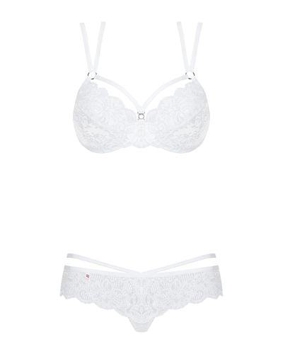 860-set-2 komplet biały s/m obsessive na Arena.pl