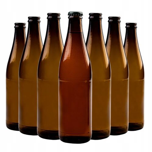 50x BUTELKA SZKLANA na PIWO 500 ml BRĄZOWA 0,5 L BUTELKI SZKLANE DO PIWA na Arena.pl