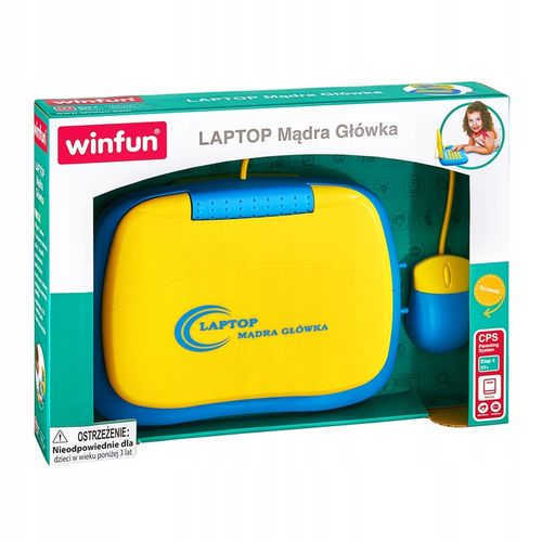 SMILY PLAY EDUKACYJNY LAPTOP DLA MALUCHA komputerek dla dzieci +3 lata na Arena.pl