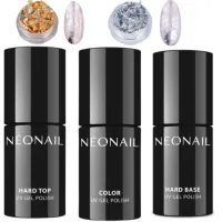 NEONAIL LAKIER HYBRYDOWY ZESTAW 2+1 MIX LAKIERÓW