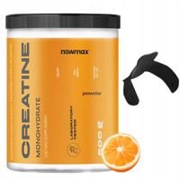 nowmax CREATINE MONOHYDRATE 500 g MONOHYDRAT KREATYNY WYTRZYMAŁOŚĆ + GRATIS