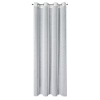 Firana na przelotkach 140X250 gotowa GINA biała + srebrna