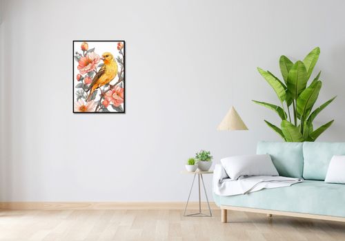 Plakat 50x70cm Wiosenny Śpiewaczek na Arena.pl