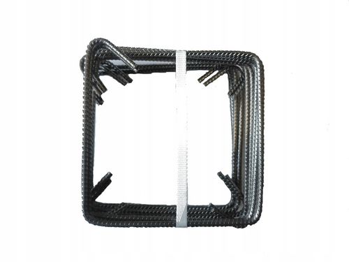 Strzemiona zbrojeniowe 18x18 fi 6mm, żebrowane CNC - 100 sztuk na Arena.pl
