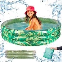 Basen Dmuchany dla Dzieci Basenik Ogrodowy Okrągły Brodzik do Pływania