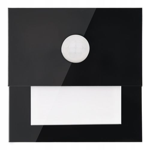 Lampki schodowe z CZUJNIKIEM RUCHU zmierzchu 230v 2W LED Z CZARNA ZIMNA na Arena.pl