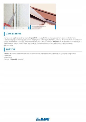 Silikon sanitarny Mapesil AC Mapei kolor 100 biały 310 ml na Arena.pl