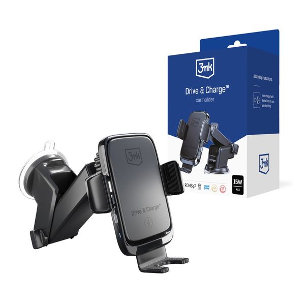 3mk Uchwyt samochodowy Drive & Charge zdjęcie 1
