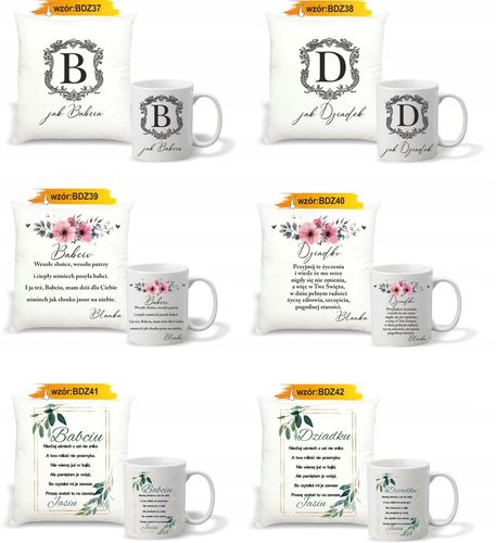 FOTO PODUSZKA KUBEK prezent na DZIEŃ BABCI DZIADKA na Arena.pl