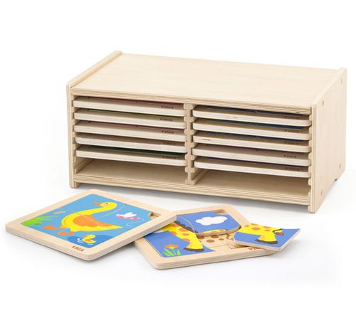 VIGA Puzzle Drewniane 12 szt na Arena.pl