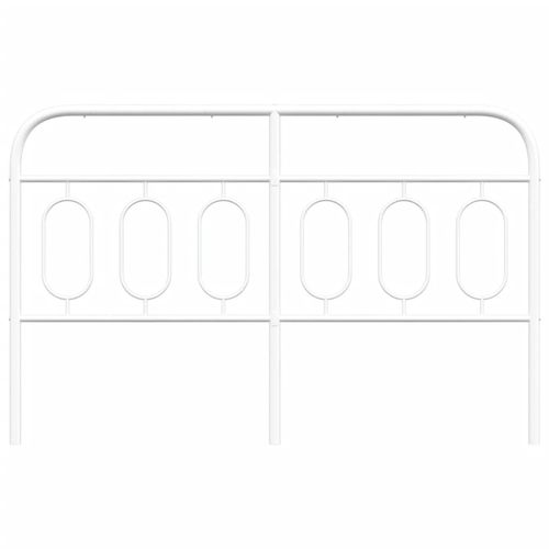 Metalowe wezgłowie, białe, 150 cm na Arena.pl