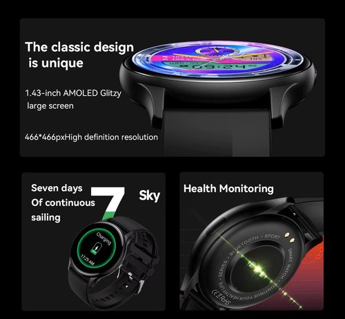 Smartwatch RUBICON RNCF11 Black SMARUB240 na Arena.pl