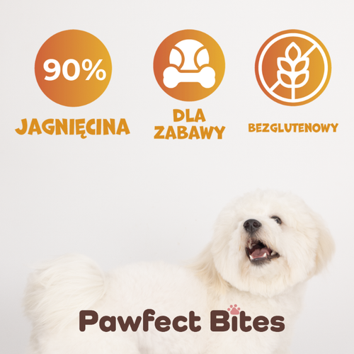 Kielbaski przysmaki dla psa z jagnieciną 500g PAWFECT BITES na Arena.pl