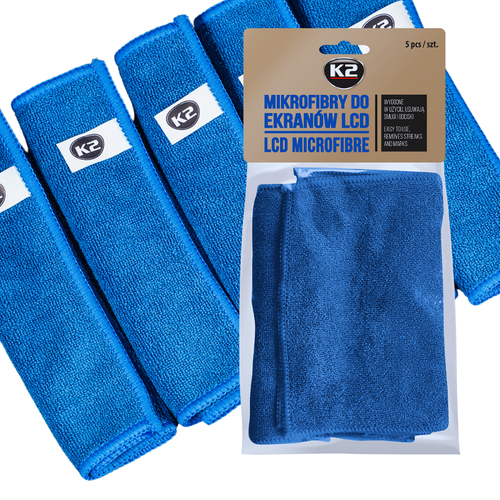 K2 MIKROFIBRY do ekranów lcd 5 szt na Arena.pl