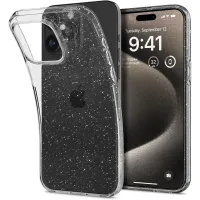 Etui Spigen Liquid Crystal na iPhone 15 Pro Max - przezroczysto-brokatowe
