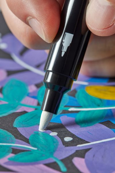Markery Akrylowe Creative Czarny I Biały 2Szt 1817 zdjęcie 12