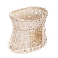 CARI BUDA DLA KOTA LEŻAK DLA ZWIERZĄT DOMEK DLA KOTA Z WIKLINY PIĘTROWY 50X40 H45 CM