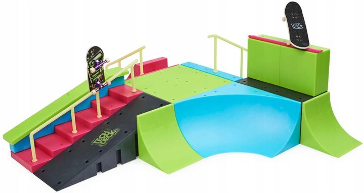 TECH DECK RAMPA NEON PARK DESKOROLKI SKATEPARK zdjęcie 2