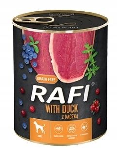 RAFI mokra karma dla psa dorosłego - mix 6 smaków - puszka 24x400g na Arena.pl