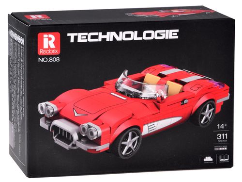 ZESTAW KLOCKI RO AUTO CZERWONE DLA DZIECI na Arena.pl