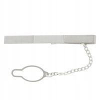 Spinka do krawata satynowana srebro rodowane