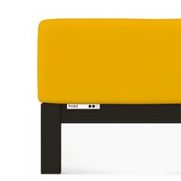 Prześcieradło Schlafgut Pure 180x190-200x220 cm Yellow Deep 196