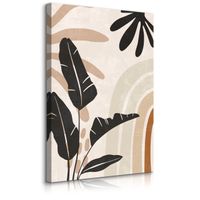 Obraz Do Sypialni Liście Bananowe Styl Boho Natura Abstrakcja 50cm x 70cm