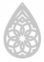 Zawieszka dekor ozdoba ażurowa dekoracja Z14 biały