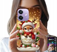 ETUI DO OPPO A60 5G - RENIFEREK SŁODKI RENIFER ŚWIĄTECZNE WZÓR