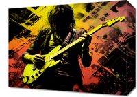 Obraz 40x30cm Gitarowa Pasja Na Elektryku