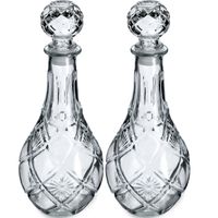 KADAX 2x Karafka Do Whisky Alkohol Kryształowa 0,8L Butelka Szklana Korkiem