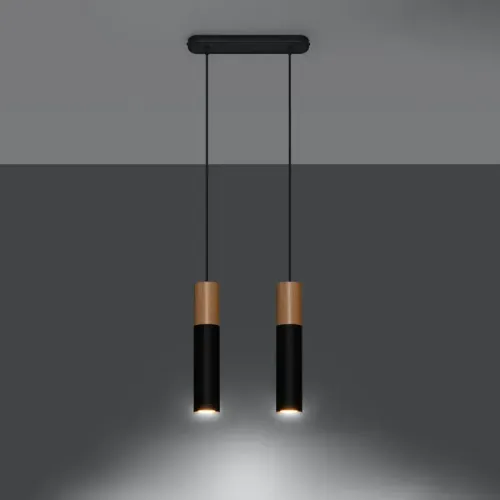 Lampa wisząca PABLO 2 czarna na Arena.pl