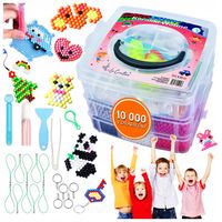 KORALIKI WODNE KUFEREK XXXL 10000SZT DIY WZORY SZABLONY PREZENT NA WAKACJE