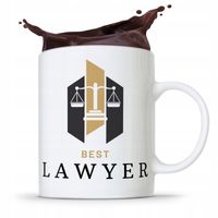 Kubek Prawnika Mecenasa Best Lawyer Prezent Z Nadrukiem Ze Zdjęciem