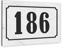 Tablica ALUMINIOWA adresowa Tabliczka Numer Domu