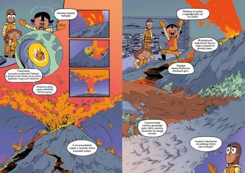 Książeczka Wulkan ogień i życie na Arena.pl