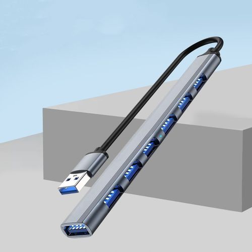 HUB USB 3.0 ROZDZIELACZ ROZGAŁĘŹNIK 7 PORTÓW 7X USB SLIM 7W1 AKTYWNY DRMZ na Arena.pl