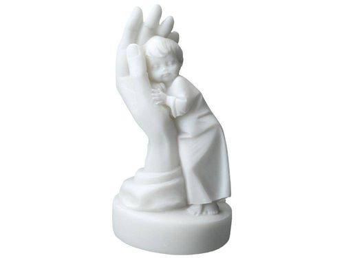 Chłopczyk na dłoni -alabaster grecki na Arena.pl