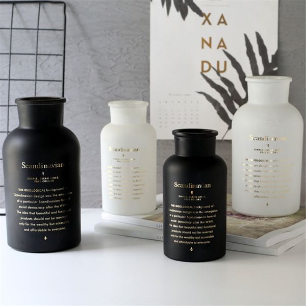 WAZON Nordic - CZARNY  Hydroponics -  Home Decor Czarny 500ML A zdjęcie 6