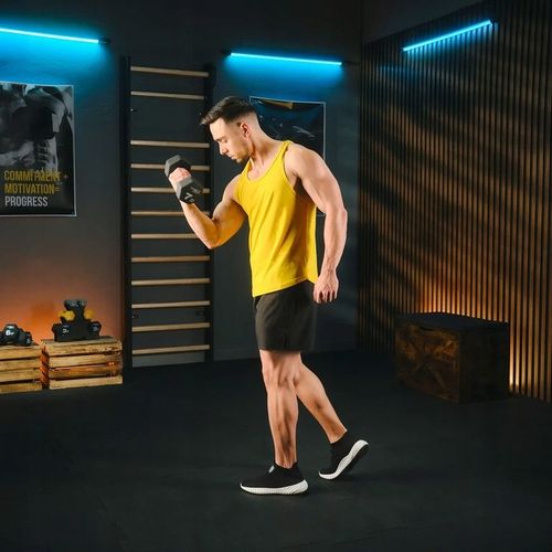 Zestaw 2x8kg hantle żeliwne hantelki ciężarki do ćwiczeń fitness Trex na Arena.pl