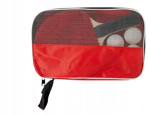 ZESTAW DO PING PONGA TENISA STOŁOWEGO PALETKI RAKIETKI + POKROWIEC+PIŁECZKI na Arena.pl