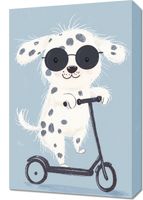 Obraz 40x60cm Wzory dla Dzieci, Dziewczynki i Chłopca - Psiecko