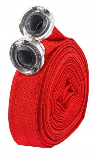 WĄŻ STRAŻACKI PARCIANY DO WODY SZAMBA SZYBKOZŁĄCZKA 2" 30 M 8 BAR na Arena.pl