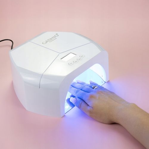 LAMPA DO PAZNOKCI UV LED DO ŻELI HYBRYDY 268W MOCNA DUAL LED LUSTRZANE DNO na Arena.pl